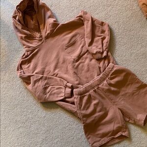 H&M Hoodie and Shorts Set